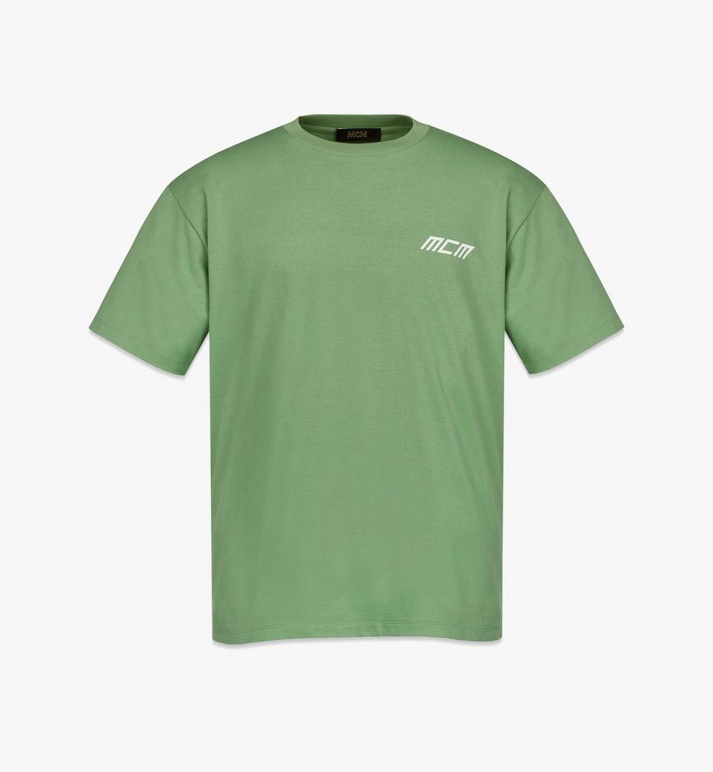 Men’s MCMotor Print T-Shirt in Organic Cotton 1